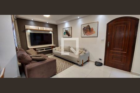 Sala de apartamento à venda com 3 quartos, 120m² em Campestre, Santo André