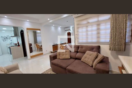 Sala de apartamento à venda com 3 quartos, 120m² em Campestre, Santo André