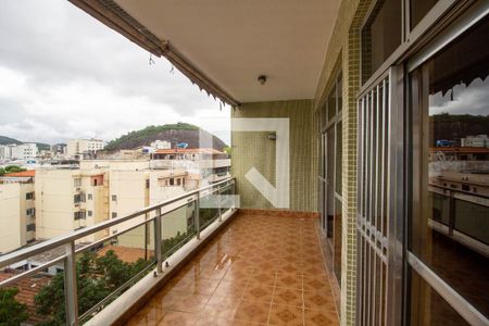 Varanda da Sala de apartamento à venda com 4 quartos, 160m² em Tijuca, Rio de Janeiro