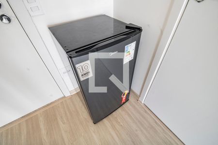 Sala e Cozinha - Geladeira de apartamento à venda com 1 quarto, 33m² em Vila Mariana, São Paulo