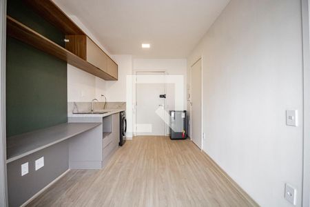Sala e Cozinha de apartamento à venda com 1 quarto, 33m² em Vila Mariana, São Paulo