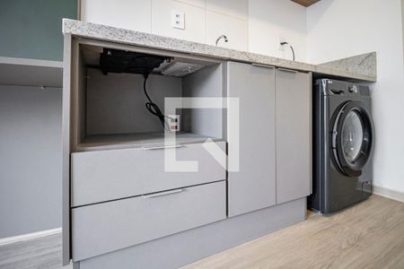Sala e Cozinha - Armários de apartamento à venda com 1 quarto, 33m² em Vila Mariana, São Paulo