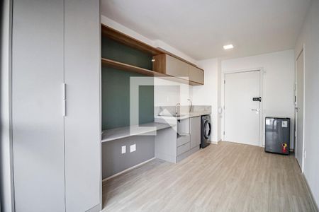 Sala e Cozinha de apartamento à venda com 1 quarto, 33m² em Vila Mariana, São Paulo