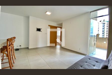Sala de apartamento à venda com 1 quarto, 70m² em Vila da Serra, Nova Lima