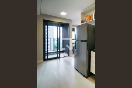 Studio Cozinha de apartamento à venda com 1 quarto, 25m² em Brooklin, São Paulo