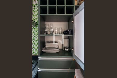 Cozinha e Área de Serviço de apartamento para alugar com 1 quarto, 42m² em Jardim Botânico, Porto Alegre