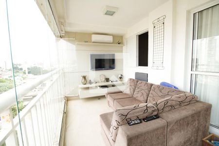 Varanda gourmet de apartamento à venda com 4 quartos, 142m² em Jardim Marajoara, São Paulo