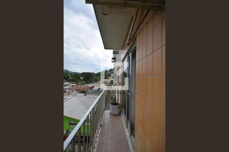 Varanda da sala de apartamento para alugar com 3 quartos, 90m² em Praça Seca, Rio de Janeiro