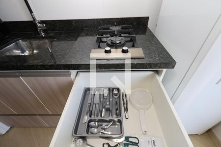 Casa Studio - Cozinha Utensílios  de casa para alugar com 1 quarto, 26m² em Pompeia, São Paulo