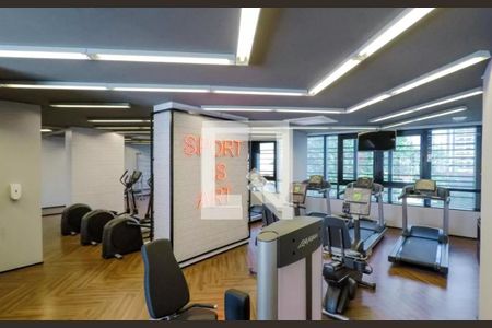 Apartamento para alugar com 21m², 1 quarto e sem vaga Apartamento para alugar com 21m², 1 quarto e sem vagaÁrea comum - Academia