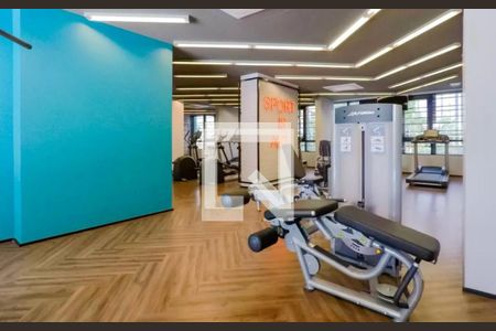 Apartamento para alugar com 21m², 1 quarto e sem vaga Apartamento para alugar com 21m², 1 quarto e sem vagaÁrea comum - Academia