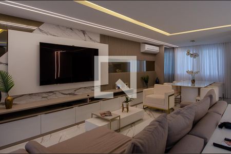 Casa de condomínio à venda com 400m², 5 quartos e 2 vagas Casa de condomínio à venda com 400m², 5 quartos e 2 vagasSala