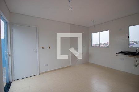 Sala-Cozinha de apartamento para alugar com 2 quartos, 36m² em Jardim Helian, São Paulo