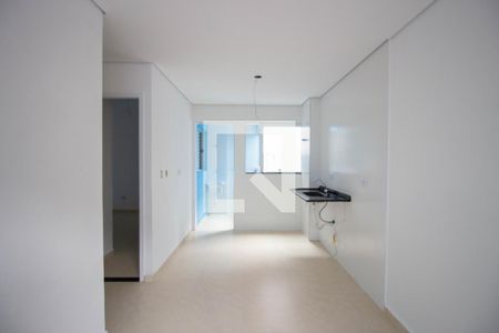 Sala-Cozinha de apartamento para alugar com 2 quartos, 35m² em Jardim Helian, São Paulo
