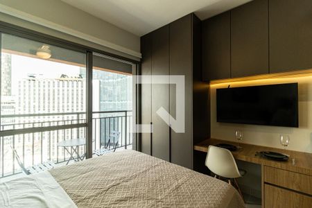 Studio - TV de kitnet/studio para alugar com 1 quarto, 22m² em República, São Paulo
