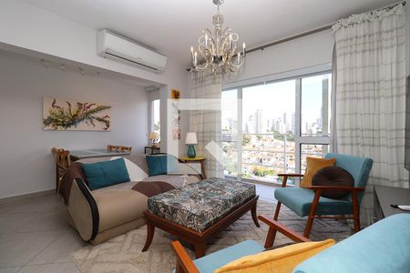Sala de casa de condomínio para alugar com 1 quarto, 68m² em Pompeia, São Paulo