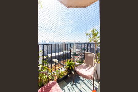 varanda de apartamento à venda com 3 quartos, 107m² em Chácara Santo Antônio (zona Leste), São Paulo