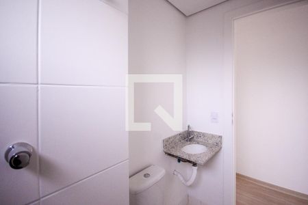 Banheiro  de kitnet/studio à venda com 1 quarto, 32m² em Vila Moinho Velho, São Paulo