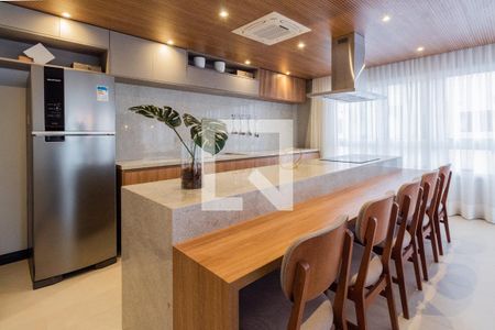 Apartamento à venda com 31m², 1 quarto e sem vagaSalão de festas gourmet