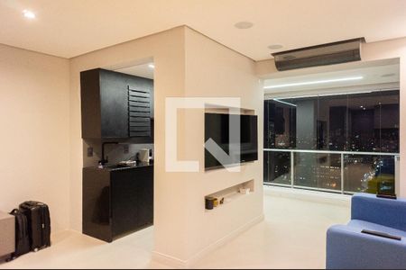 Sala de apartamento para alugar com 1 quarto, 55m² em Vila Gomes Cardim, São Paulo