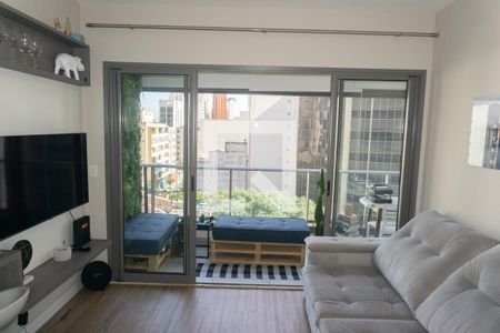 Sala de apartamento para alugar com 1 quarto, 50m² em Consolação, São Paulo