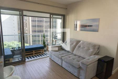 Sala de apartamento para alugar com 1 quarto, 50m² em Consolação, São Paulo