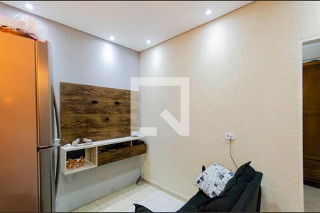 Sala e Cozinha Integrada  de kitnet/studio para alugar com 1 quarto, 28m² em Cidade Antônio Estevão de Carvalho, São Paulo