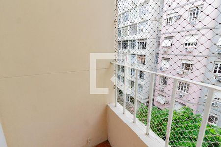 Varanda da sala  de apartamento para alugar com 1 quarto, 38m² em Ipanema, Rio de Janeiro