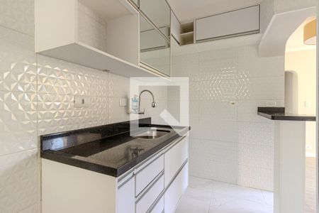 Cozinha de apartamento à venda com 1 quarto, 42m² em Brooklin Paulista, São Paulo