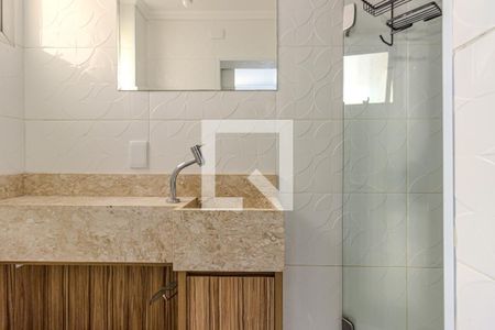 Banheiro da Suíte de apartamento à venda com 1 quarto, 42m² em Brooklin Paulista, São Paulo