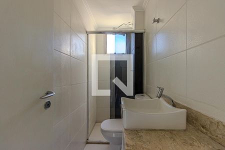 Banheiro de apartamento à venda com 1 quarto, 42m² em Brooklin Paulista, São Paulo