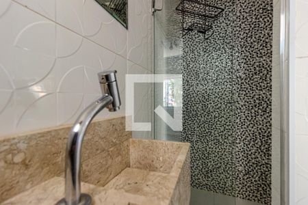 Banheiro da Suíte de apartamento à venda com 1 quarto, 42m² em Brooklin Paulista, São Paulo