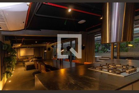 Área externa sala de jogos de kitnet/studio para alugar com 1 quarto, 36m² em Centro, Rio de Janeiro