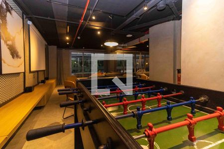 Área comum -sala de jogos de kitnet/studio para alugar com 1 quarto, 36m² em Centro, Rio de Janeiro
