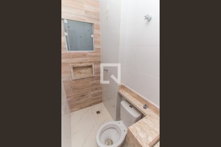 Banheiro de apartamento à venda com 1 quarto, 27m² em Vila Gustavo, São Paulo