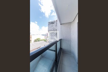 Sacada da Sala de apartamento à venda com 2 quartos, 48m² em Vila Sao Pedro, Santo André