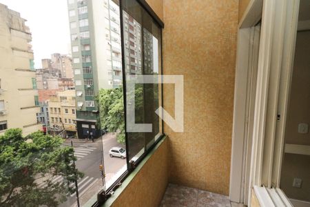 Sacada da Sala de apartamento à venda com 3 quartos, 120m² em Centro Histórico, Porto Alegre
