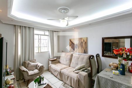 Sala de apartamento à venda com 3 quartos, 62m² em Guarani, Belo Horizonte
