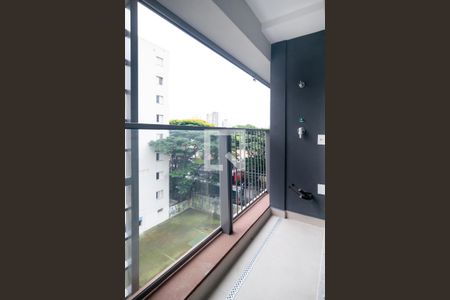 Varanda de apartamento à venda com 1 quarto, 24m² em Brooklin, São Paulo