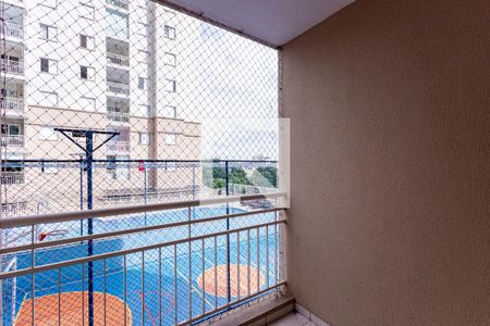 Varanda da Sala de apartamento à venda com 3 quartos, 62m² em Vila Santo Estéfano, São Paulo