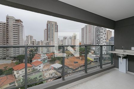 Varanda da Sala de apartamento para alugar com 3 quartos, 84m² em Jardim das Acácias, São Paulo