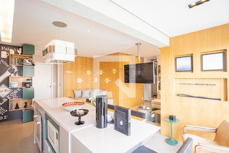 Sala / Cozinha de apartamento para alugar com 2 quartos, 76m² em Vila Osasco, Osasco