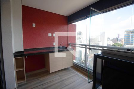 Apartamento para alugar com 30m², 1 quarto e 1 vagaVaranda