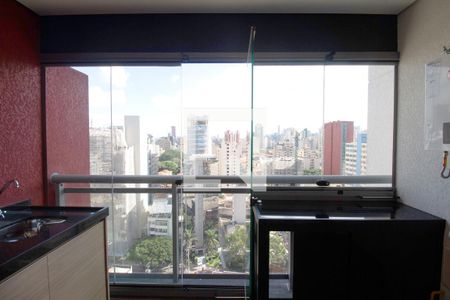 Apartamento para alugar com 30m², 1 quarto e 1 vagaVaranda