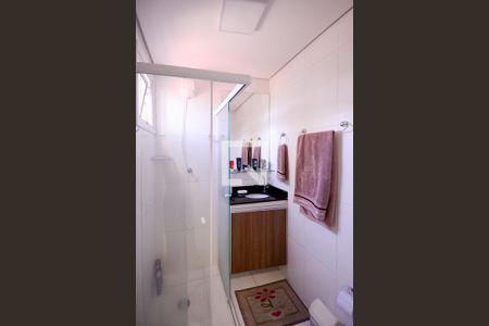 Banheiro  de kitnet/studio à venda com 1 quarto, 30m² em Vila Gumercindo, São Paulo
