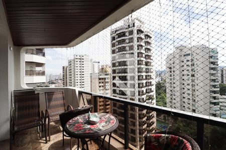 Varanda da Sala de apartamento à venda com 4 quartos, 330m² em Santana, São Paulo