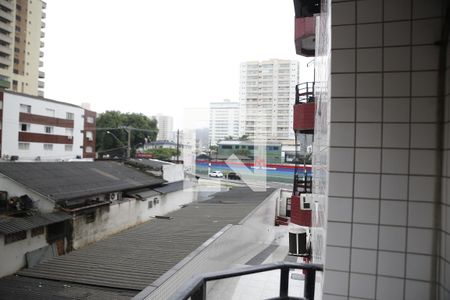 Sala/sacada de apartamento para alugar com 1 quarto, 61m² em Canto do Forte, Praia Grande