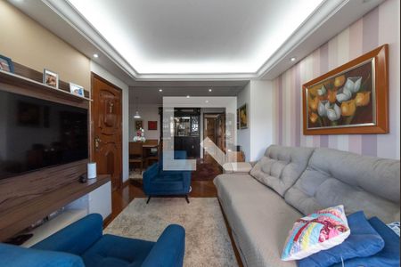 Sala de apartamento à venda com 3 quartos, 150m² em Vila Curuçá, Santo André
