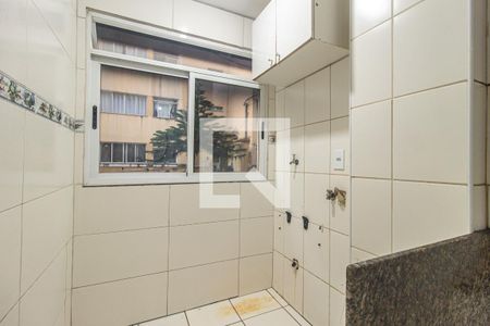 Apartamento para alugar com 52m², 2 quartos e 1 vagaDetalhe da Cozinha e Área de Serviço