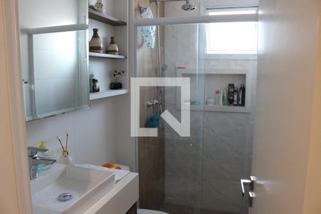 Banheiro da Suíte de apartamento à venda com 3 quartos, 87m² em Mauá, São Caetano do Sul